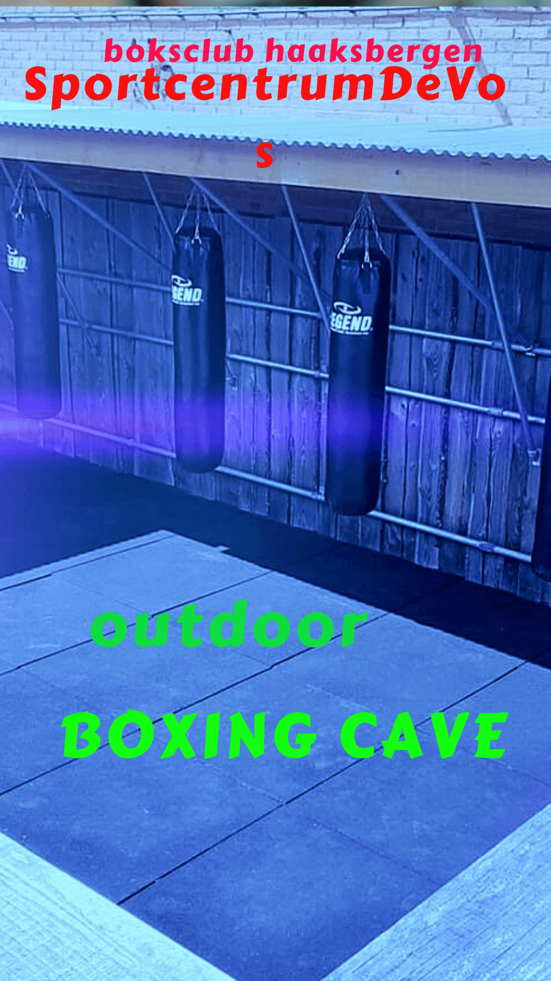 Outdoor Boxing Cave